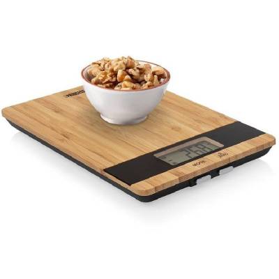 Báscula de cocina electrónica princess 492944/ hasta 5kg/ bambú