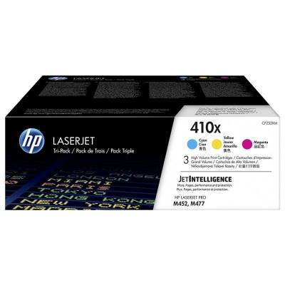 Tóner original hp nº410x xl alta capacidad multipack/ cian/ magenta/ amarillo