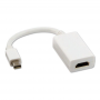 Conversor nanocable 10.16.0602-w/ mini displayport macho - hdmi hembra/ 15cm/ blanco