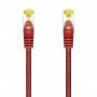 Cable de red rj45 sftp aisens a146-0468 cat.7/ 25cm/ rojo