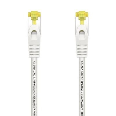 Cable de red rj45 sftp aisens a146-0488 cat.7/ 25cm/ blanco