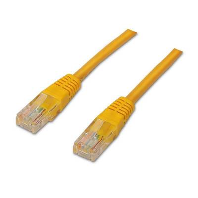 Cable de red rj45 utp aisens a135-0254/ cat.6/ 1m/ amarillo