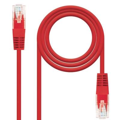 Cable de red rj45 utp nanocable 10.20.0400-l30 cat.6/ 30cm/ rojo