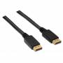 Cable displayport 1.2 4k aisens a124-0129/ displayport macho - displayport macho/ hasta 5w/ 2300mbps/ 2m/ negro