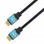 Cable hdmi 2.0 4k aisens a120-0355/ hdmi macho - hdmi macho/ hasta 10w/ 2250mbps/ 50cm/ negro y azul