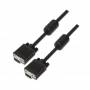 Cable svga aisens a113-0074/ hdb15 macho - hdb15 macho/ hasta 3w/ 10mbps/ 10m/ negro