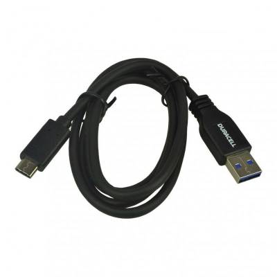 Cable usb 3.0 tipo-c duracell usb5031a/ usb tipo-c macho - usb macho/ 1m/ negro