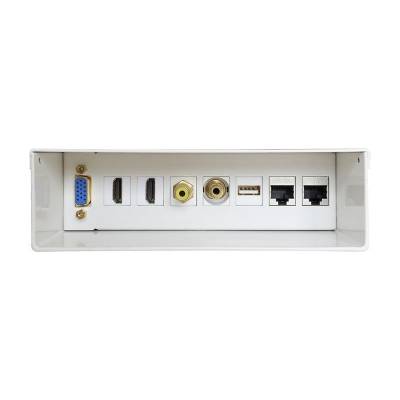 Caja de conexiones aisens a127-0340/ vga - 2x hdmi - jack 3.5 - rca - usb - 2x rj45