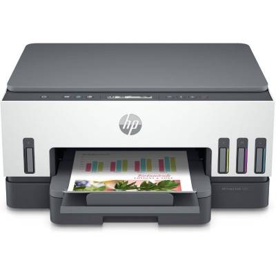 Multifunción recargable hp smart tank 7005/ wifi/ dúplex/ blanca