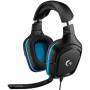 Auriculares gaming con micrófono logitech g432/ usb 2.0/ jack 3.5/ negros