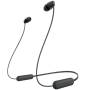 Auriculares inalámbrico intrauditivos sony wi-c100/ con micrófono/ bluetooth/ negros