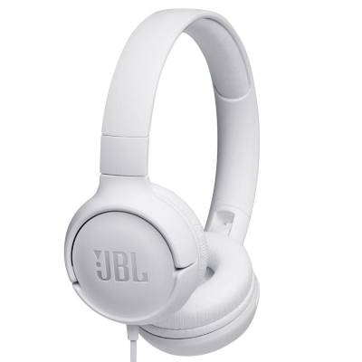 Auriculares jbl tune 500/ con micrófono/ jack 3.5/ blancos