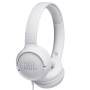 Auriculares jbl tune 500/ con micrófono/ jack 3.5/ blancos