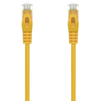 Cable de red rj45 awg24 utp aisens a145-0563 cat.6a/ lszh/ 25cm/ amarillo