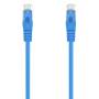 Cable de red rj45 awg24 utp aisens a145-0570 cat.6a/ lszh/ 25cm/ azul