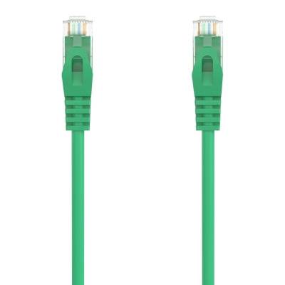 Cable de red rj45 awg24 utp aisens a145-0577 cat.6a/ lszh/ 25cm/ verde