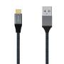 Cable usb 3.1 tipo-c aisens a107-0630/ usb tipo-c macho - usb macho/ hasta 27w/ 1250mbps/ 50cm/ gris