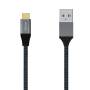 Cable usb 3.1 tipo-c aisens a107-0631/ usb tipo-c macho - usb macho/ hasta 27w/ 1250mbps/ 1m/ gris