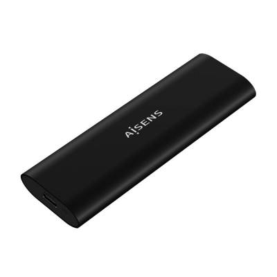 Caja externa para disco ssd m.2 sata/nvme aisens asm2-014b/ usb 3.2/ sin tornillos