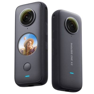 Cámara digital deportiva insta360 one x2/ 5.7k/ ángulo de visión 360º/ negra