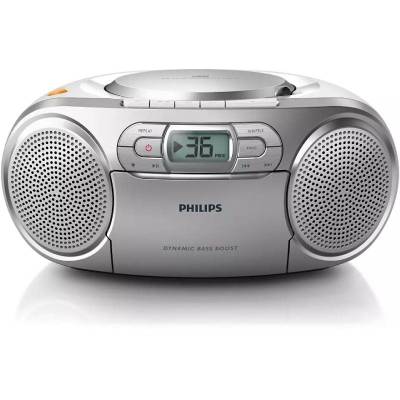 Radio cd philips az127/12/ 2w/ gris