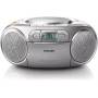 Radio cd philips az127/12/ 2w/ gris