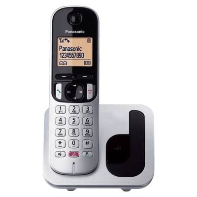 Teléfono inalámbrico panasonic kx-tgc250sps/ plata