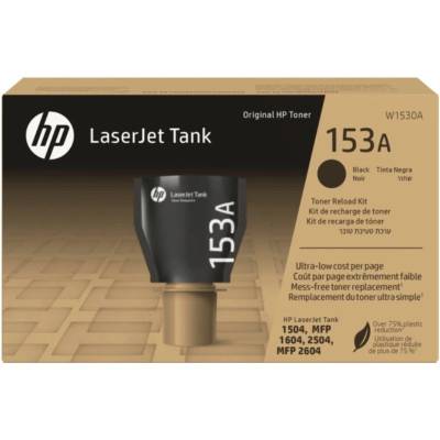 Kit de recarga tóner original laserjet tank nº153a/ negro