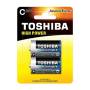 Pack de 2 pilas c 2 toshiba lr14/ 1.5v/ alcalinas