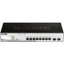 Switch d-link dgs-1210-10p 10 puertos/ rj-45 gigabit 10/100/1000 poe/ sfp