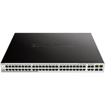 Switch gestionable d-link dgs-1210-52mp 52 puertos/ rj-45 10/100/1000 poe/ sfp