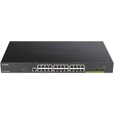 Switch gestionado d-link smart dgs-1250-28xmp 28 puertos/ rj-45 10/100/1000 poe/ sfp