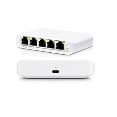 Switch gestionado ubiquiti usw-flex mini 5 puertos/ rj45 10/100/1000 poe