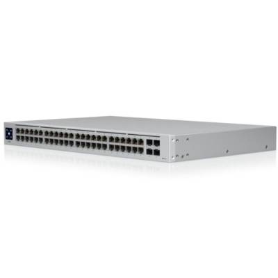 Switch ubiquiti usw-48-poe/ 48 puertos/ rj45 10/100/1000 poe/ sfp