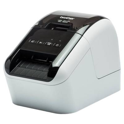 Impresora de etiquetas brother ql-800/ térmica/ ancho etiqueta 62mm/ usb/ blanca y negra