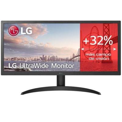 Monitor profesional ultrapanorámico lg ultrawide 26wq500-b 25.7'/ wfhd/ negro