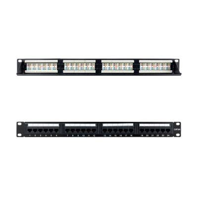 Patch panel nanocable 10.21.4124/ 24 puertos/ cat.6a/ altura 1u