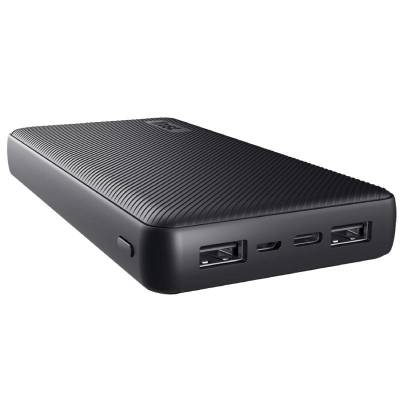 Powerbank 20000mah trust primo/ 15w/ negra