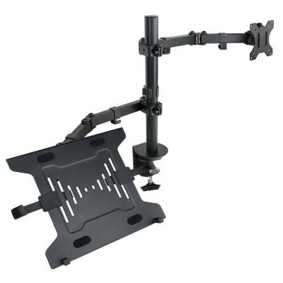 Soporte de mesa orientable/ inclinable tooq db1200tn-b para tv y portátil de 13-32'