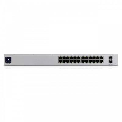 Switch gestionable ubiquiti usw-pro-24-poe 24 puertos/ rj-45 gigabit 10/100/1000 / sfp/ poe