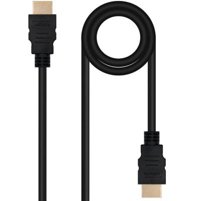 Cable hdmi 2.0 4k nanocable 10.15.3801/ hdmi macho - hdmi macho/ 1m/ negro