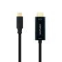 Cable conversor nanocable 10.15.5133/ usb tipo-c macho - hdmi macho/ 3m/ negro