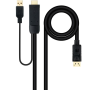 Cable conversor nanocable 10.15.4352/ hdmi macho - displayport macho/ 1.8m/ negro