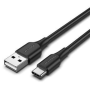 Cable usb 2.0 tipo-c vention cthbi/ usb tipo-c macho - usb macho/ hasta 60w/ 480mbps/ 3m/ negro