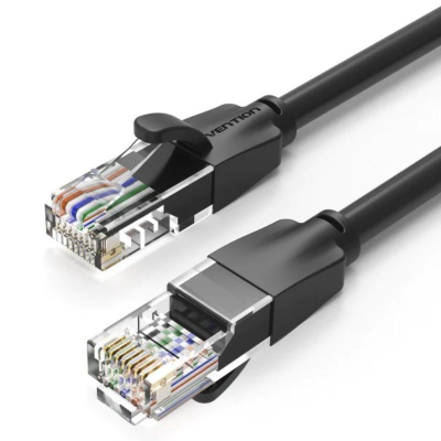 Cable de red rj45 utp vention ibebd cat.6/ 50cm/ negro