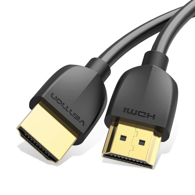 Cable hdmi 2.0 4k portatil vention aaibi/ hdmi macho - hdmi macho/ 3m/ negro