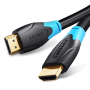 Cable hdmi 2.0 4k vention aacbe/ hdmi macho - hdmi macho/ 75cm/ negro