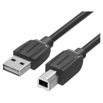 Cable usb 2.0 impresora vention coqbd/ usb tipo-b macho - usb macho/ 480mbps/ 50cm/ negro