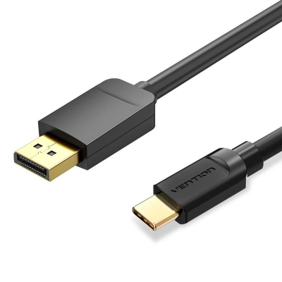 Cable conversor vention cgybf/ usb tipo-c macho - displayport macho/ 1m/ negro