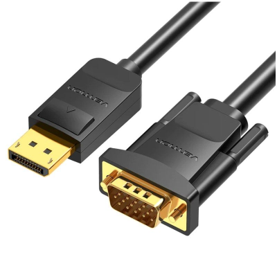 Cable conversor vention hblbg/ displayport macho - vga macho/ 1.5m/ negro